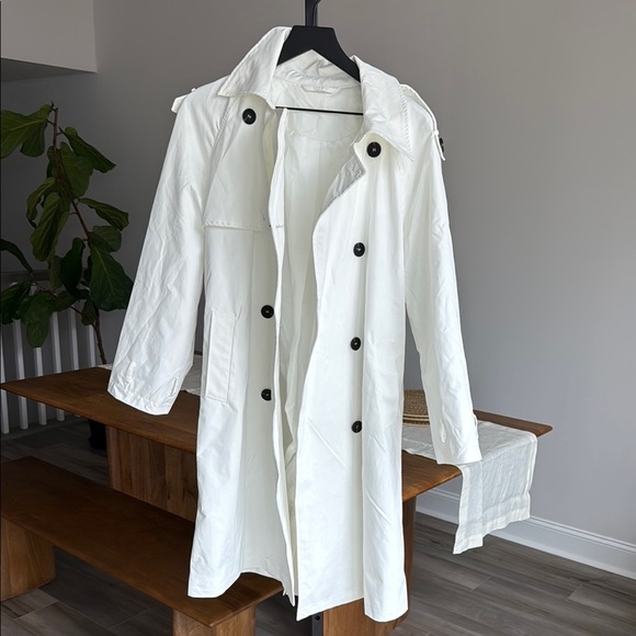Amazon Jackets & Blazers - White Trench Coat
